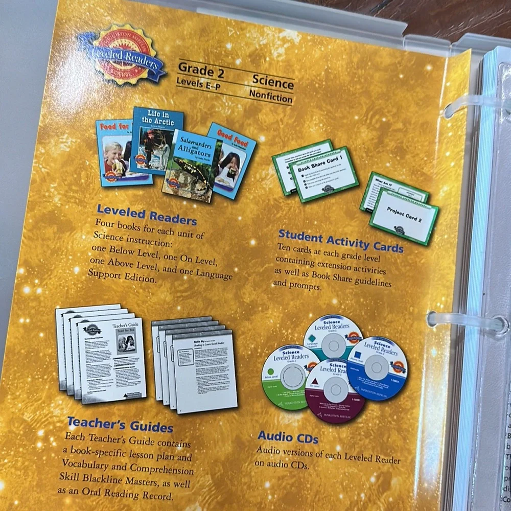 Houghton Mifflin Grade 2 Science Leveled Readers Teacher Kit NEW CDs